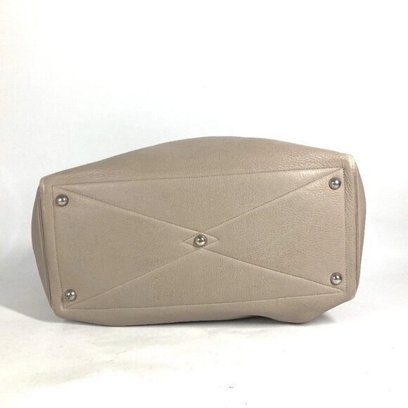 HERMES Victoria 43 Shoulder Bag Duffle Bag Taurillon Clemence Beige - Picture 5 of 15